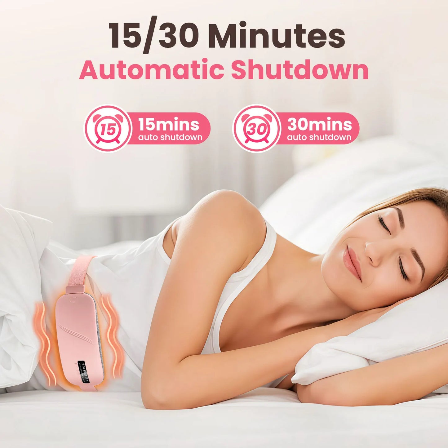 Women's menstrual heat massage
