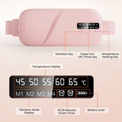 Women's menstrual heat massage