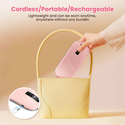 Women's menstrual heat massage