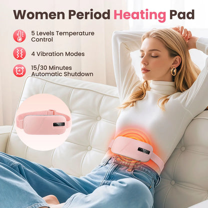 Women's menstrual heat massage