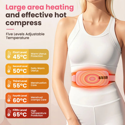 Women's menstrual heat massage