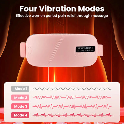 Women's menstrual heat massage