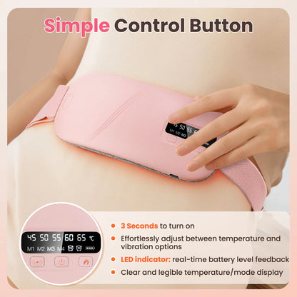 Women's menstrual heat massage