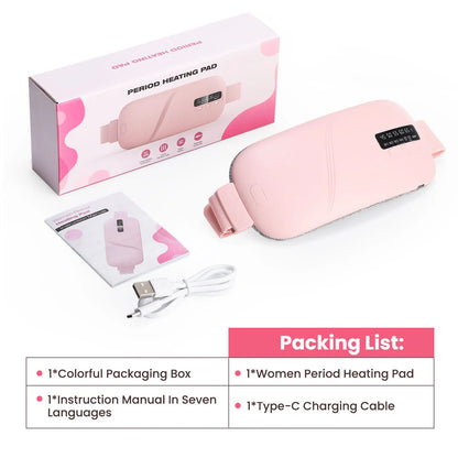 Women's menstrual heat massage