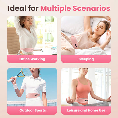 Women's menstrual heat massage